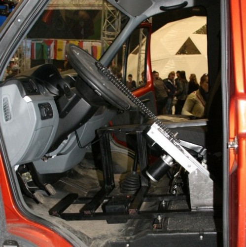 Фотография механизмов концепта беспилотной версии автомобиля «ГАЗель-Бизнес».