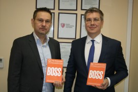 Юлий Сомсиков и Роман Чибисов (Swiss Consulting Partners) - партнеры издания бизнес-романа Boss: бесподобный или бесполезный