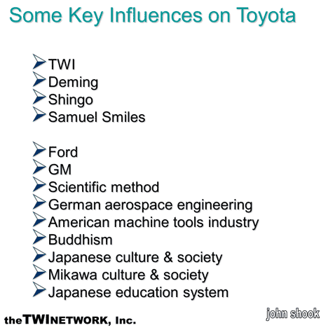 TWI. Некоторые ключевые факторы, повлиявшие на Тойоту 